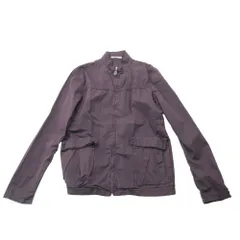 BOTTEGA VENETA ボッテガヴェネタ スイングトップ ハリントンジャケット ブルゾン コットン 薄手 上着 44 S パープル メンズ 【中古】
