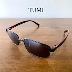 TUMI サングラス ユニセックス レッド アイウェア トゥミのサムネイル