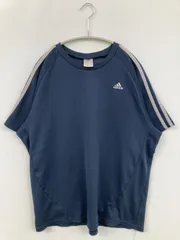 adidas アディダス Tシャツ/カットソー M ネイビー