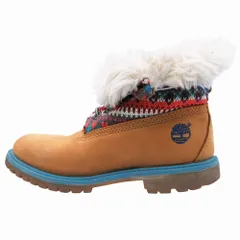 Timberland ティンバーランド ウーマンズ ブーツ アースキーパーズ ロールトップ ウィート ウィズ マルチニット 8317A 23cm 【中古】