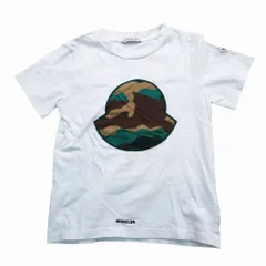 MONCLER モンクレール プルオーバー Tシャツ クルーネック カットソー 半袖 G19548C75920 6A/110cm ホワイト キッズ 【中古】のサムネイル