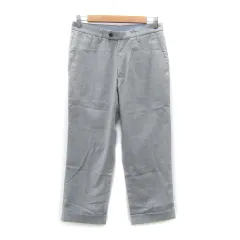 アーバンリサーチ ドアーズ URBAN RESEARCH DOORS クロップドパンツ 七分丈 無地 ロールアップ 38 M グレー /SY15