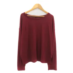 チャオパニック ティピー CIAOPANIC TYPY カットソー 長袖 シースルー ONE ボルドー /YK4