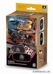 [중고] PSP 하드 액세서리 세트 몬스터 헌터 휴대용 3rd