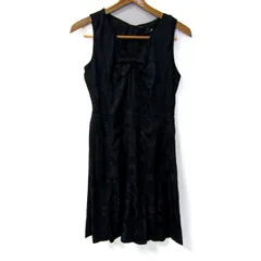 マークバイマークジェイコブス ワンピース 未使用 シルク ノースリーブトップス レディース 6サイズ ネイビー MARC BY MARC JACOBS