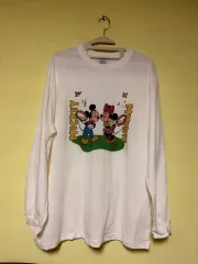 店舗在庫整理 / ディズニー 正規品 ミッキー＆ミニ ロングスリーブ Tシャツ / 新品