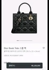 ディオール ブラック ブック トゥー スモール バッグ