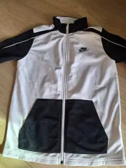 ナイキ 白/ブラック トラック ジャケット