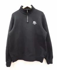 ★5209☆LACOSTE ラコステ SH2735 ワンポイントプリントハーフジップスウェット　M