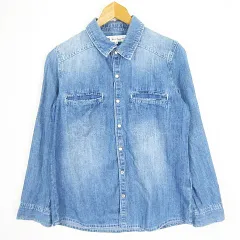 N.Natural Beauty Basic N.ナチュラルビューティーベーシック デニムシャツ 長袖 M ブルー kz13413のサムネイル
