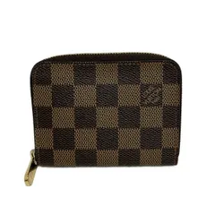 LOUIS VUITTON(ルイヴィトン) コインケース ダミエ美品  ジッピーコインパース N63070 エベヌ