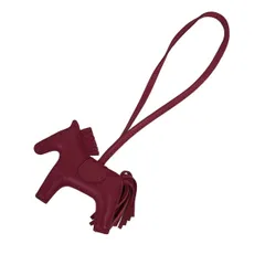 HERMES(エルメス) キーホルダー(チャーム) ロデオチャームPM ローズメキシコ