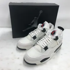 02w23455 ナイキ NIKE  AIR JORDAN 4 RETRO  ホワイト  29.0cm 中国製 メンズ  箱・タグ・替え紐あり  スニーカー  IM4002-100  【中古品】