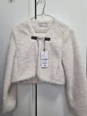 MIXXO ミッソ クロップド ファー ジャケット S サイズ