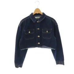 ハーリップトゥ Herlipto Milano Cropped Denim Jacket デニム