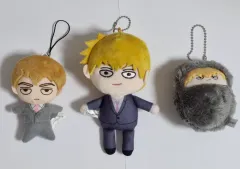 モブサイコ 霊幻 新隆 ぬい まとめ 出品します (ぬいぐるみストラップ ぷちふわ くるみたぴぬい)