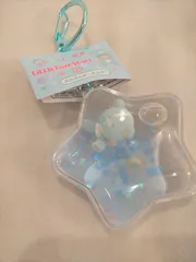 リトルツインスターズ　キキ　キキララ　ぷかぷか　キーホルダー　水色