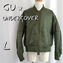 【極美品/完売品】GUジーユー×UNDERCOVERアンダーカバーコラボ 21AW オーバーサイズMA-1ブルゾン L カーキ【古着】【中古】【送料無料】