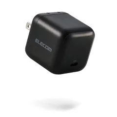 【新品】 エレコム 65W 充電器 Type-C コンセント 急速 PD対応 スイング式プラグ採用 PSE技術基準適合 ブラック EC-AC12465BK 0