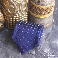 RETRO VINTAGE SAN PATTERNED DESIGN SILK TIE/レトロ古着柄デザインシルクネクタイ