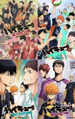 ハイキュー!! アニメ1〜2期 CD・円盤購入特典 非売品ポスター 3点