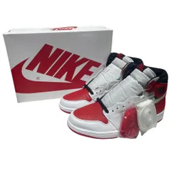 ◆未使用品◆Nike Air Jordan 1 ナイキ エアジョーダン1 ハイ OG ヘリテージ 27.5cm 555088-161 メンズ スニーカー ホワイト/レッド系 R3164NC