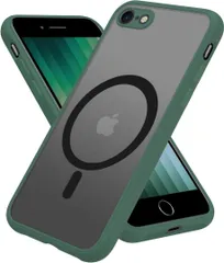 iPhone SEケース Magsafe対応 グリーン 190B2032