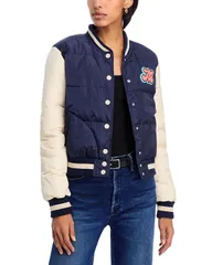 マザー レディース アウター ジャケット・ブルゾン ジャケット MOTHER Pillow Talk Letterman Jacket Second Stringのサムネイル