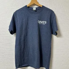 (^w^)b GILDAN ギルダン クルーネック 半袖 Tシャツ スタンダードフィット 丸首 無地 ワンポイント ロゴプリント 文字プリント DAVE'S NEW YORK ネイビー 紺色 ヘザー 杢ネイビー ブルー メンズ サイズ M OM10943HG