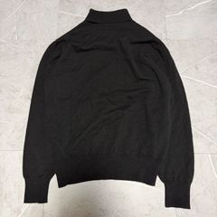 ブリオーニ カシミヤ ハイネック ニット セーター 52 L相当 ブラック