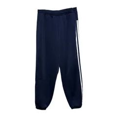adidas アディダス トラックパンツ ジャージパンツ メンズM ネイビー AEROREADY スリーストライプス ジョガーパンツ スポーツ トレーニングパンツ