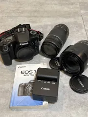 Canon EOS 70D 一眼レフカメラ レンズ EF-S18-135mm F3.5-5.6 IS EF75-300mm F4-5.6 II USMのサムネイル
