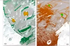 僕のヒーローアカデミア ヒロアカ 原画展 さらに ビギニング ポスター 爆豪 緑 谷出久