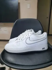 ナイキ エアフォース1 オールホワイト ブラック スウッシュ 270