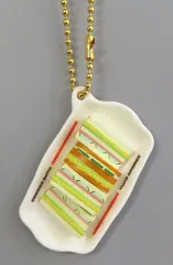 【中古】キーホルダー サンドイッチ ミニフィギュアチャーム 「一番くじ 珈琲所 コメダ珈琲店 ～ほっこりなひととき～」 E賞