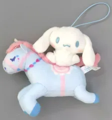 【中古】ぬいぐるみマスコット・バッジ シナモロール しゅがふわ かる～せる ちいさなペアぬいぐるみ 「サンリオキャラクターズ」 モーリーファンタジー・PALO限定