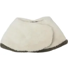 [エンプティオ] モフモフ モコモコ マフラー ストール レディース プレゼント おしゃれ ネックウォーマー ボタン付き ショール 防寒 ブランケット ポンチョ エスニック ファー ギフト 軽量 ミニ コンパク [シープタッチホワイト] [Free Size]