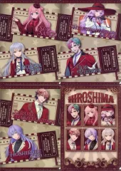 【中古】クリアファイル 全4種セット オリジナルA4クリアファイル 「バーチャルYouTuber にじさんじ WORLD TOUR 2025 広島公演開催記念キャンペーン in ローソン」 対象お菓子購入特典