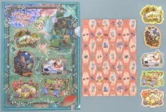 【中古】グッズセット 集合 クリアホルダー＆ステッカー 「フェアリー・ティンカーベルのビジーバギー」 東京ディズニーシー限定 ファンタジースプリングスグッズ
