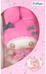 【中古】ぬいぐるみマスコット・ぬいぐるみバッジ マイメロディにっこり おもちゃ箱入りマスコット 「LiccA×My Melody Kuromi」