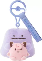 【中古】ぬいぐるみマスコット・ぬいぐるみバッジ さみしがりなメタモン マスコット 十ポケ十色 「ポケットモンスター」 ポケモンセンター限定