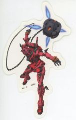 【中古】シール・ステッカー 赤いガンダム ステッカー 「機動戦士Gundam GQuuuuuuX -Beginning-」 劇場グッズ