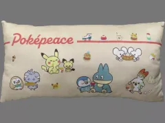 【中古】クッション・本体 ナチュラル/レッド ポケピース スクエアクッション～おいしいじかん～ 「ポケットモンスター」