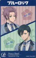 【中古】キャラカード 糸師凛＆糸師冴 オリジナルホテルカードキー 「ブルーロック×サンシャインシティプリンスホテル」 宿泊者特典