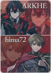 【中古】キャラカード ARKHE(クロノヴァ)＆暇72(シクフォニ) オリジナルカード 限定コラボデザイン VOISINGチップス2特典