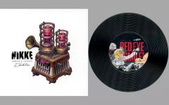 【中古】コースター RED EYE SMILE’ 「勝利の女神：NIKKE Exhibition レコード風コースターコレクション」