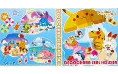 【中古】サプライ ポケモンパンシール デコキャラシールホルダー summer