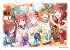 【中古】クリアファイル 01.正月 和紙ファイル 「五等分の花嫁 五つ子ちゃんはパズルを五等分できない。」