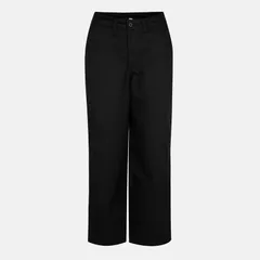 バンズ レディース ボトムス デニムパンツ ワイドレッグ ジーンズ Vans Palmer Wide Leg Chino Pant Black Carpenter Jeans Womens Black ブラック