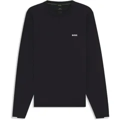 ボス メンズ アウター ニット・セーター クルーネック ロゴ Boss Logo Crewneck Jumper Dark Blue 402 ブルーのサムネイル